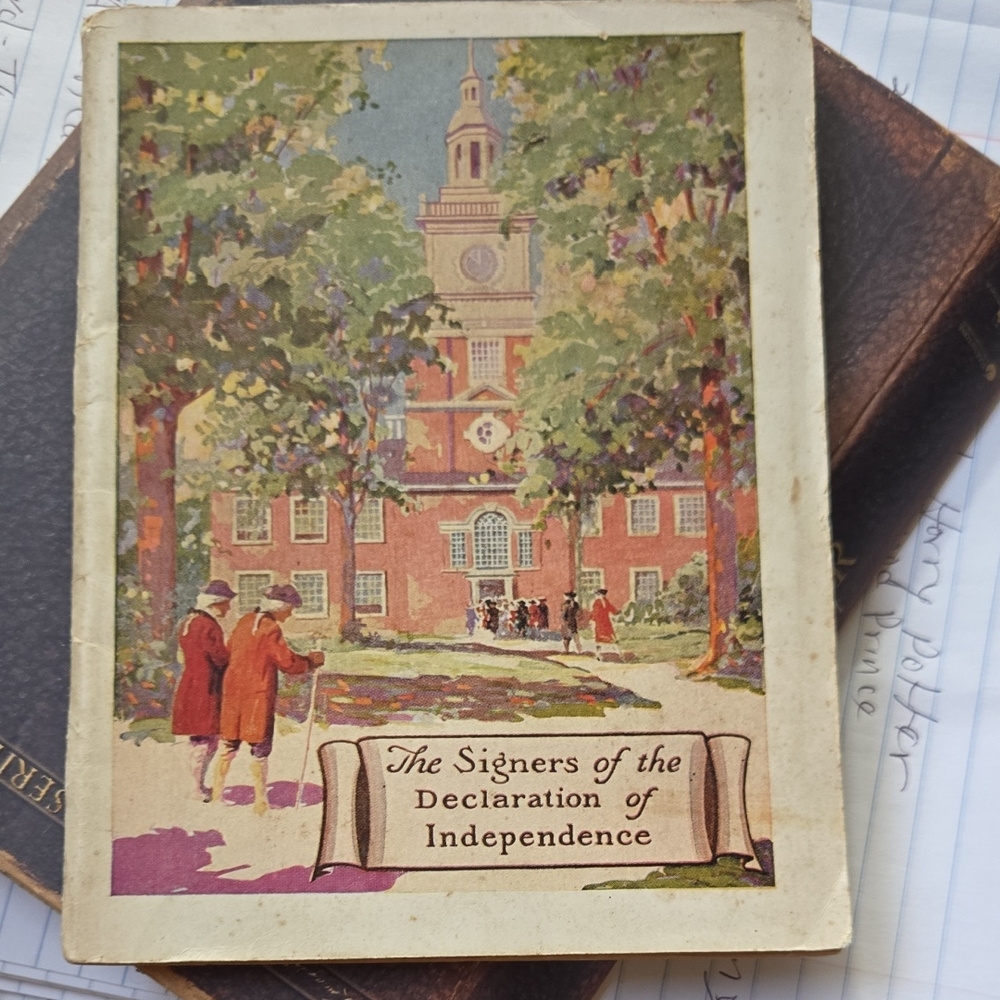Vintage Booklet 'The Signers of the Declaration of Independence'